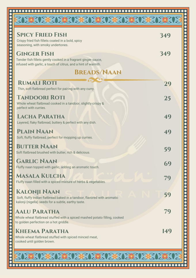 Menu Page 15
